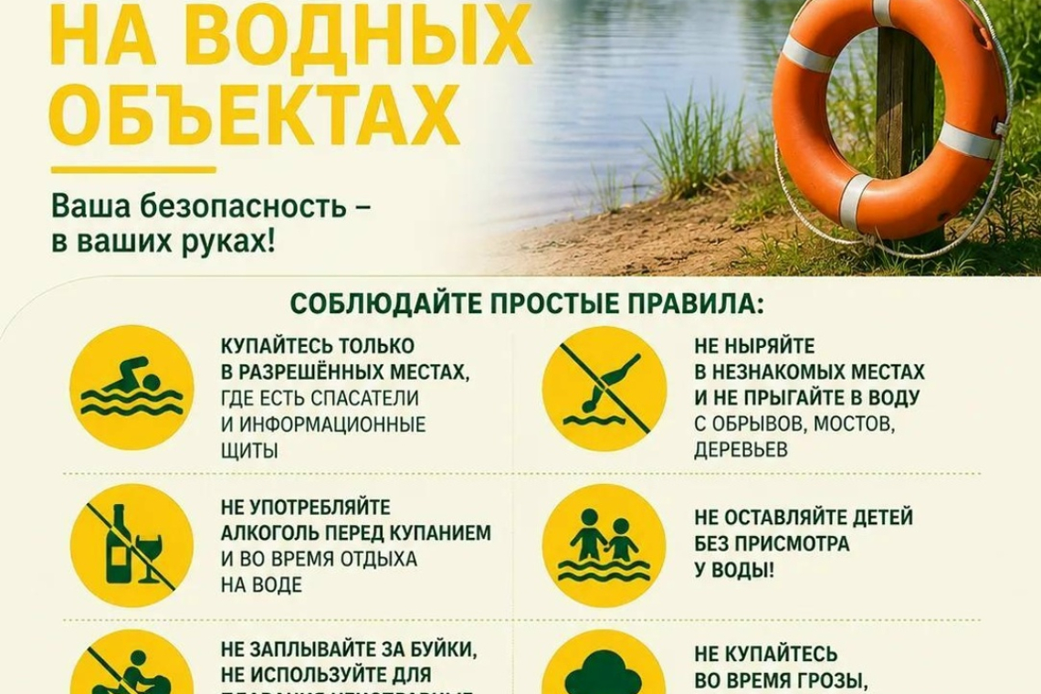 ПРАВИЛА ПОВЕДЕНИЯ НА ВОДНЫХ ОБЪЕКТАХ
