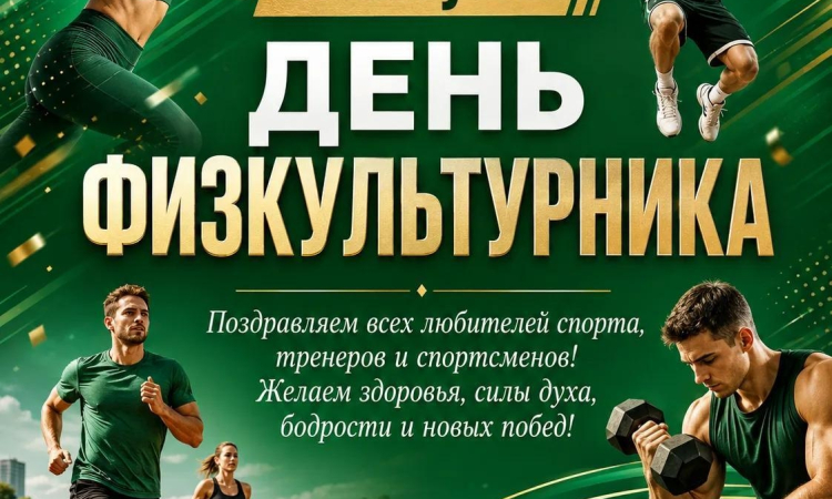 8 августа — День физкультурника!